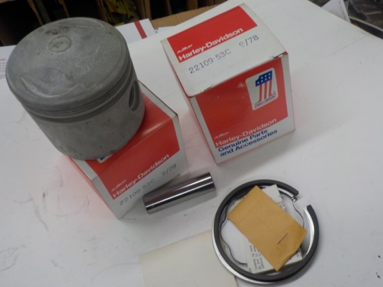 PANHEAD-SHOVELHEAD "NEW OLD STOCK" OVERSIZED FL PISTONS